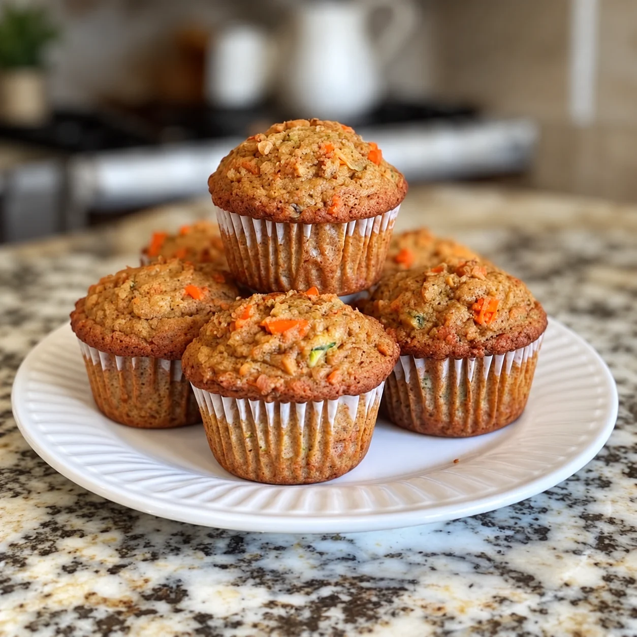 Muffins de zanahoria caseros para la lonchera