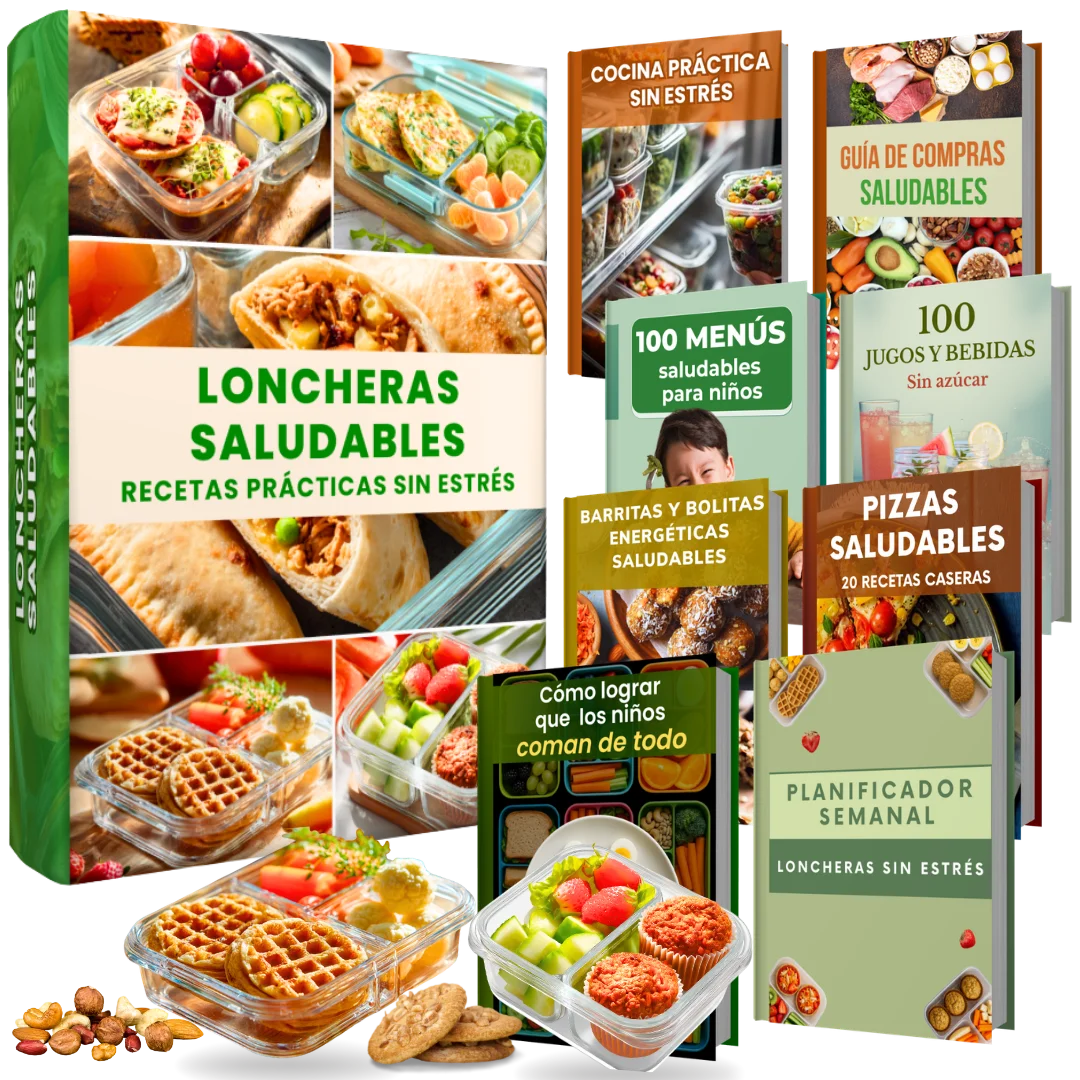 Kit digital Loncheras Saludables con recetas prácticas sin estrés